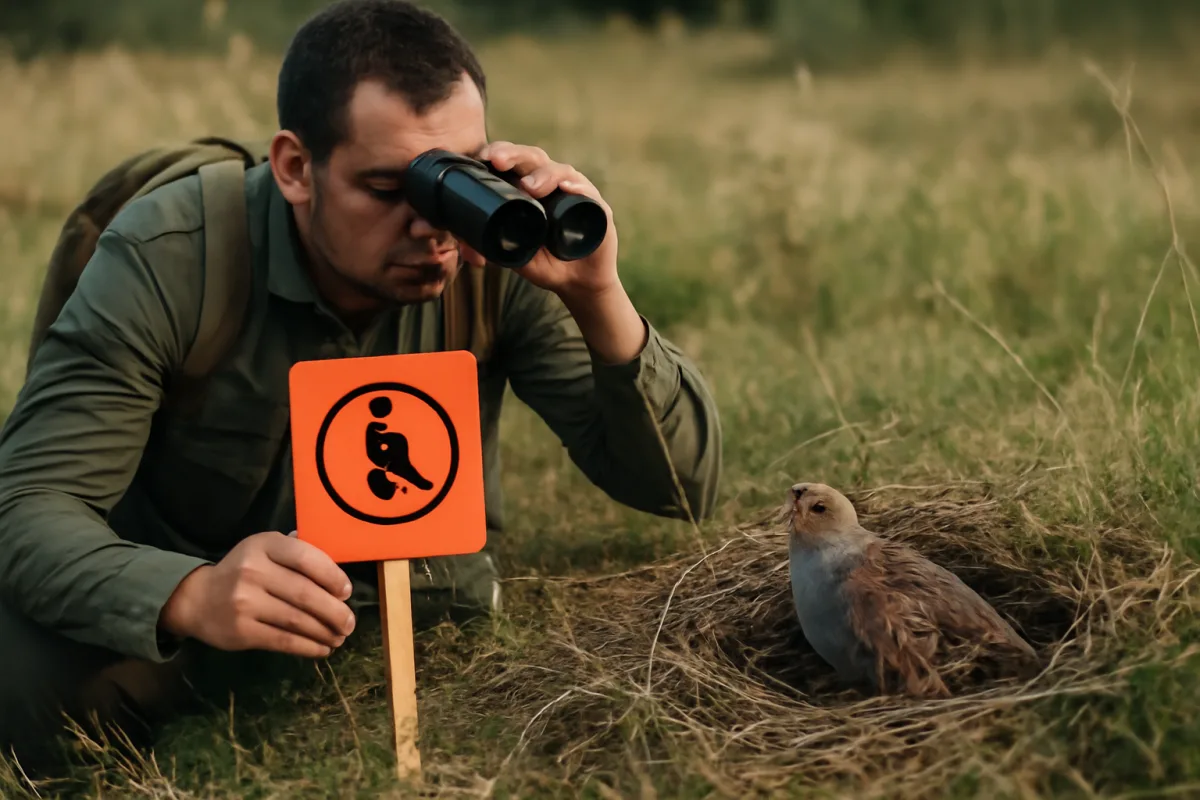 Tecniche per individuare i nidi di pernici: i segnali che aiutano a non disturbare la fauna